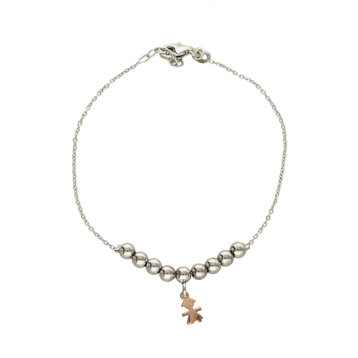 Bransoletka LineAgent P 15327 srebrne kuleczki dziewczynka11.jpg